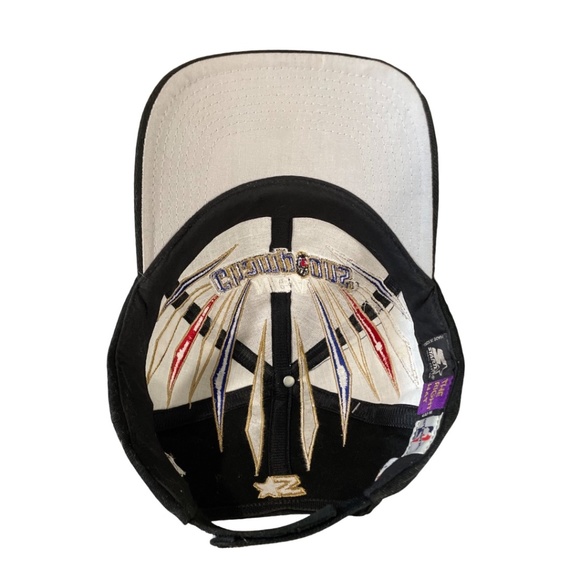 1998 NBA Champions Chicago Bulls Original Starter Snapback Hat in Black - Picture 5 of 9